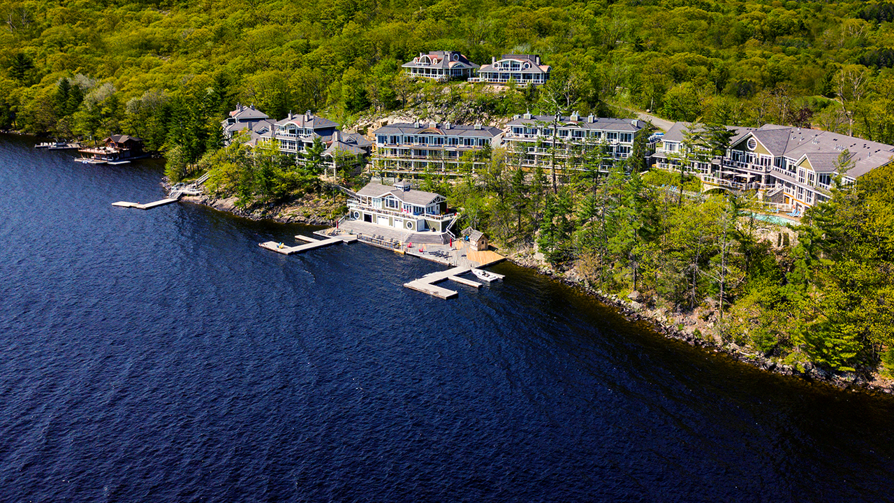 Waterfront Resort Condominiums Touchstone On Lake Muskoka